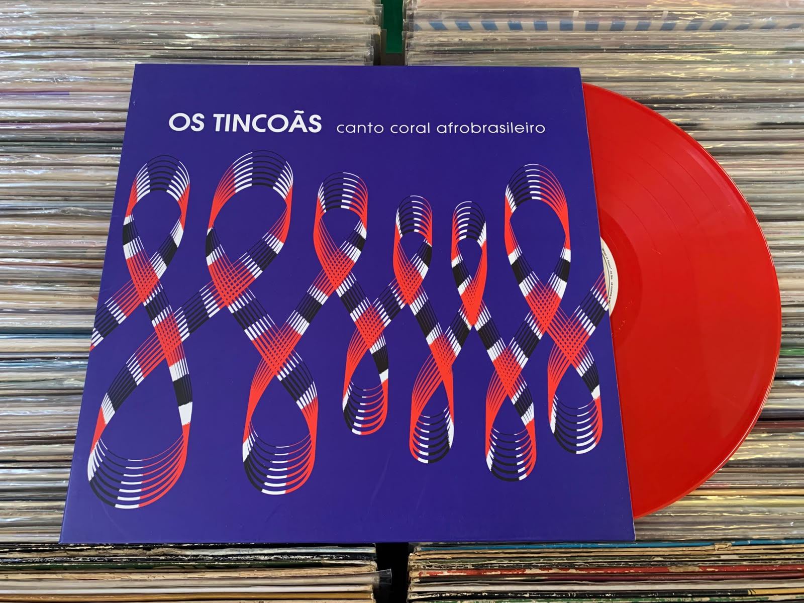 LP Os Tincoãs - Canto Coral Afrobrasileiro (LP Colorido, C/Revista)