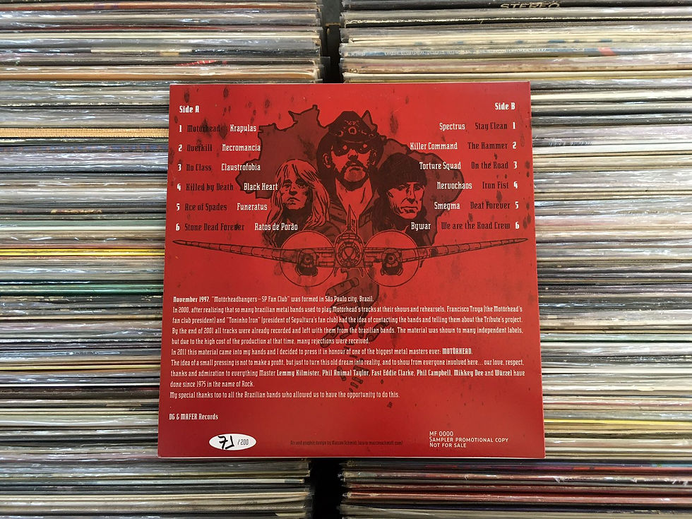 Miniatura: LP Bombing Brasil - Brazilian Tribute To Motorhead