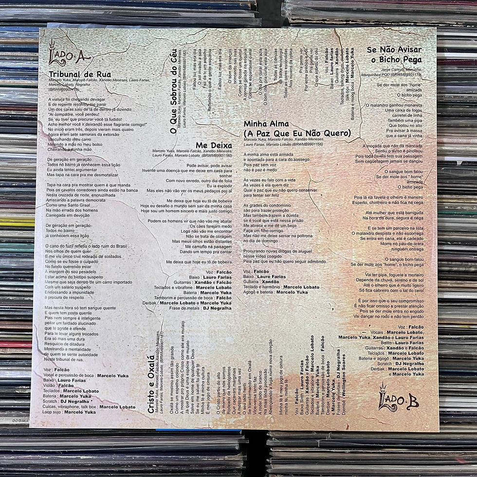 Miniatura: LP O Rappa - Lado B Lado A - Duplo C/ Encartes