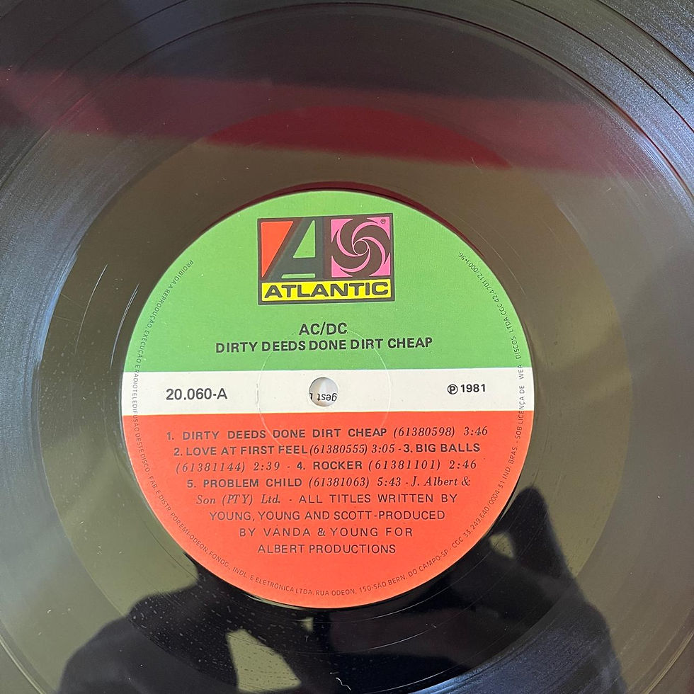 Miniatura: LP AC/DC - Dirty Deeds Done Dirt Cheap (C/Encarte)