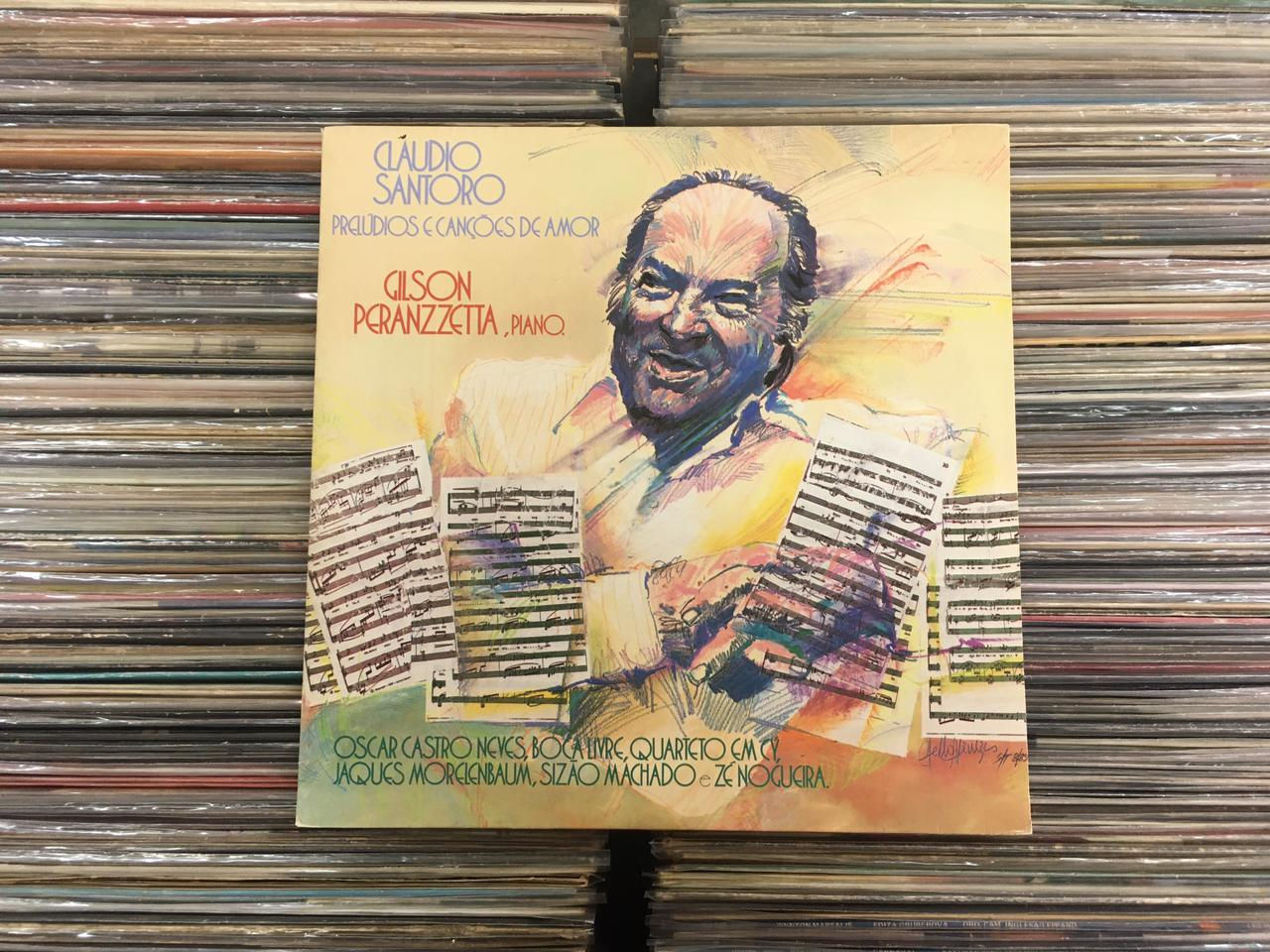 LP Gilson Peranzzetta - Cláudio Santoro - Prelúdios - C/ Encarte