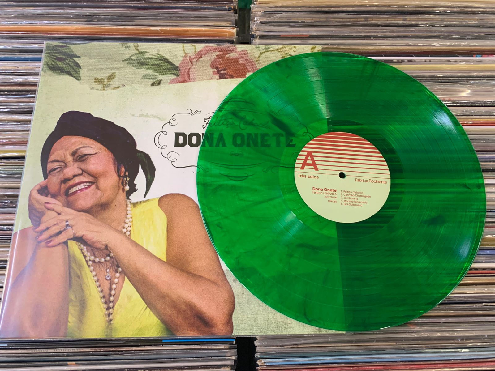 LP Dona Onete - Feitiço Caboclo- Lacrado - Vinil Verde