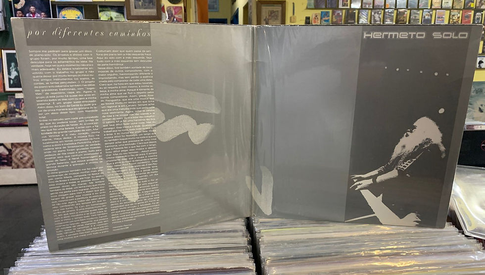 Miniatura: LP Hermeto Pascoal - Hermeto Solo - Por Diferentes Caminhos (Duplo, Capa Dupla)