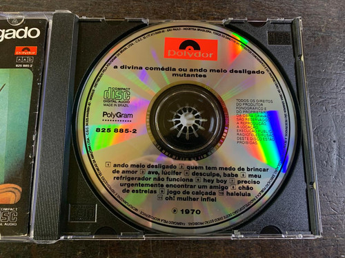 CD Mutantes - A Divina Comédia Ou Ando Meio Desligado | rivarock