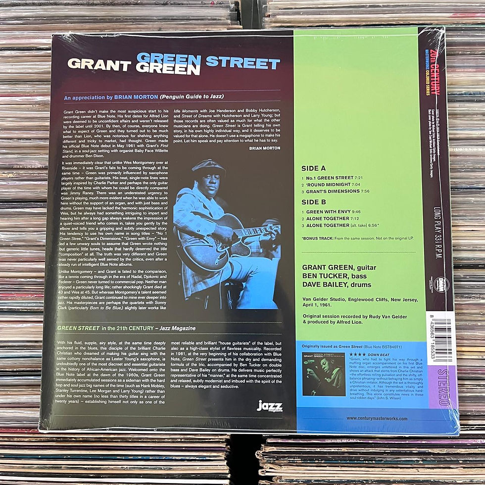 Miniatura: LP Grant Green - Green Street (Importado, Lacrado)