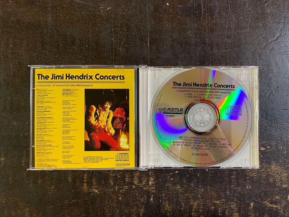 Miniatura: CD Jimi Hendrix - The Jimi Hendrix Concerts - Importado