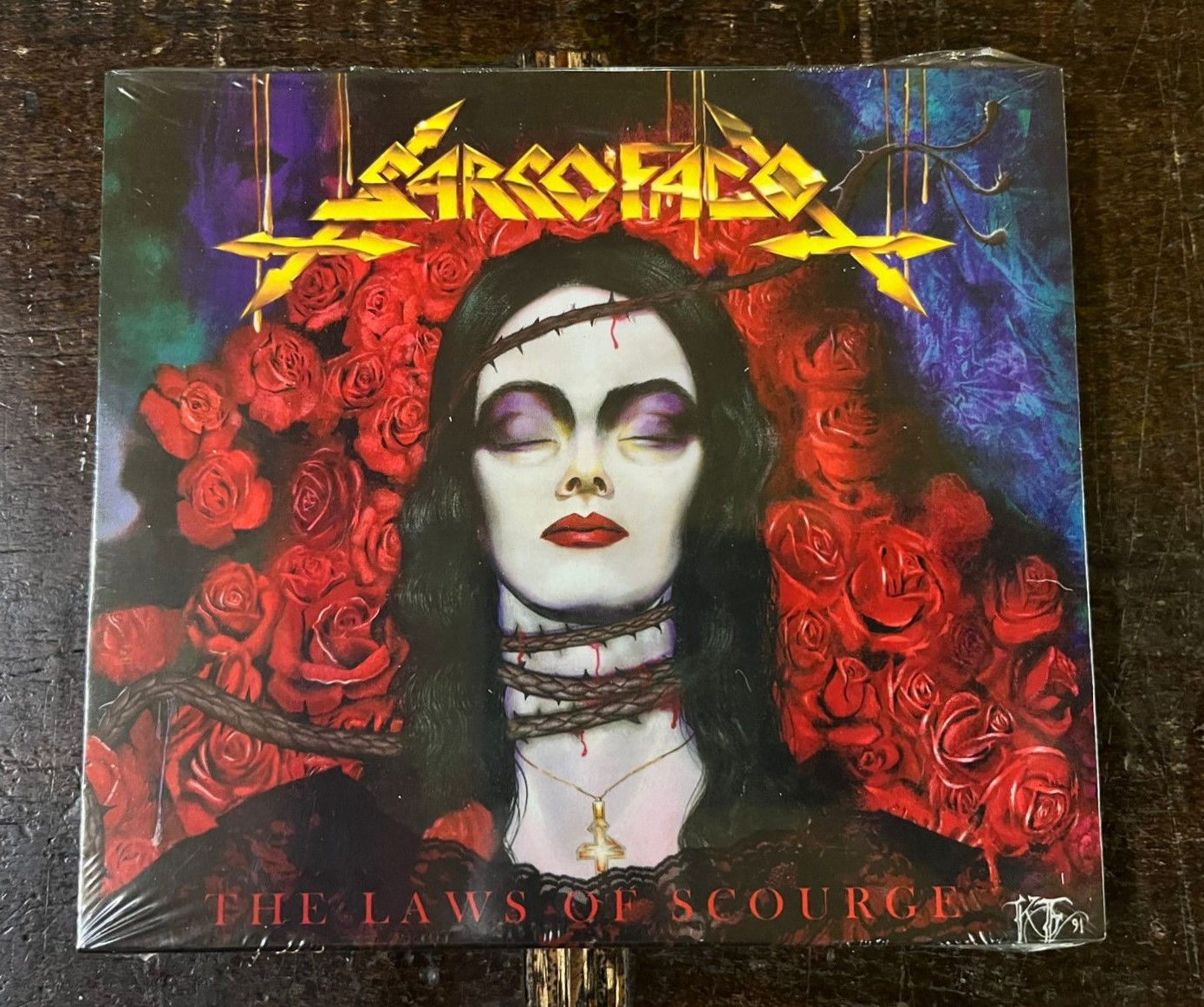 CD Sarcófago - Laws Of Scourge - Slipcase - Lacrado