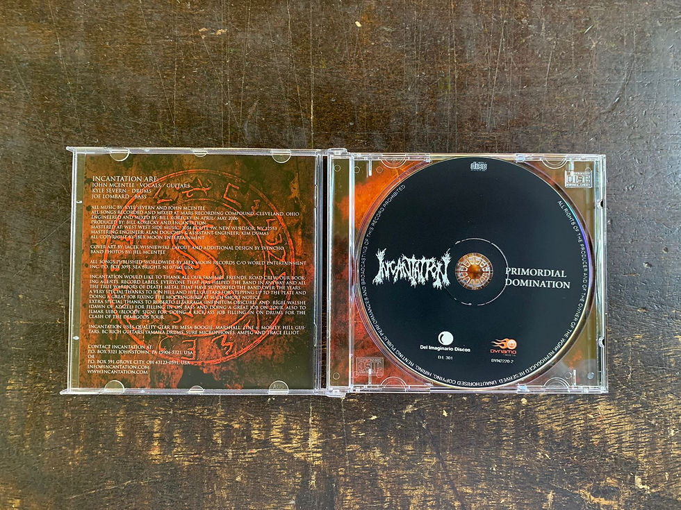 Miniatura: CD Incantation - Primordial Domination