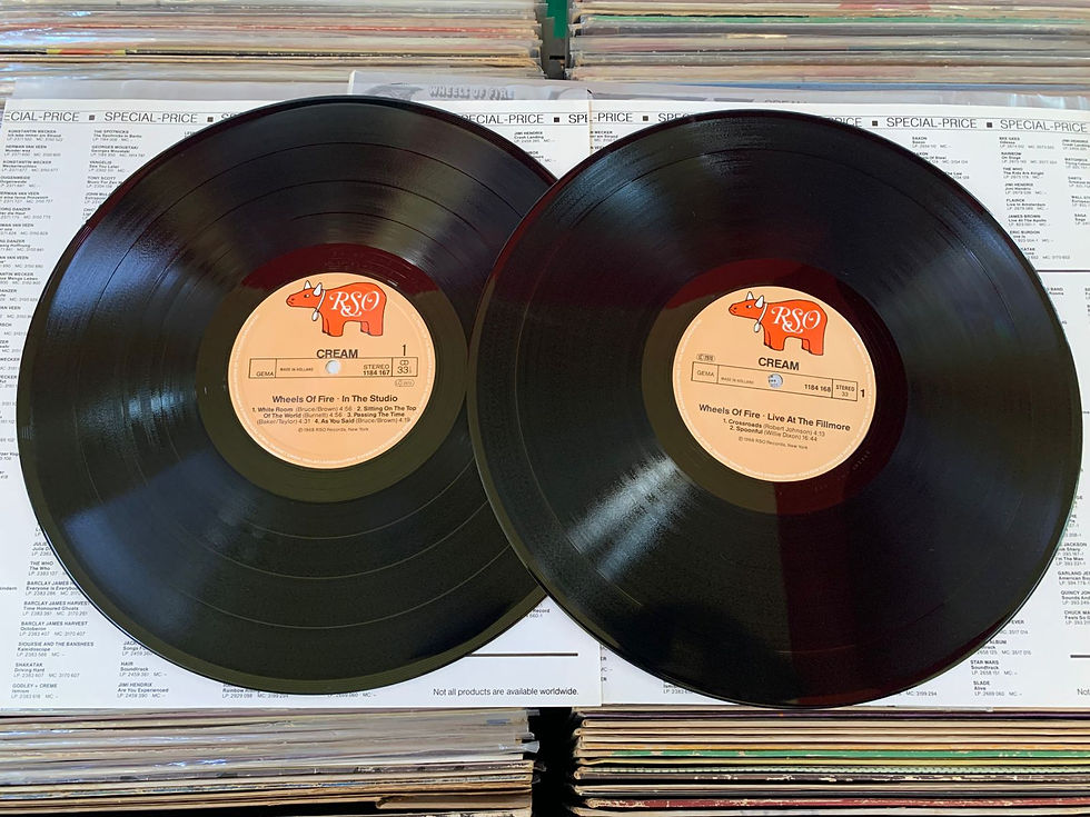 Miniatura: LP Cream - Wheels Of Fire (Duplo, Importado, Capa Dupla)