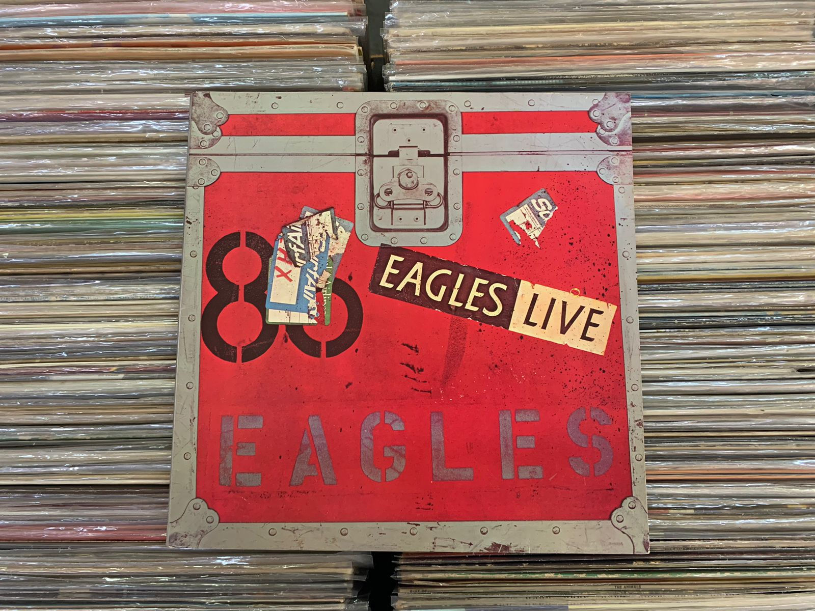LP Eagles - Eagles Live - 1980 - Duplo - Capa Dupla
