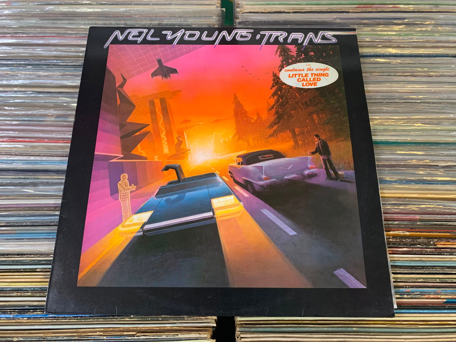 LP Neil Young - Trans (Importado, C/Encarte)