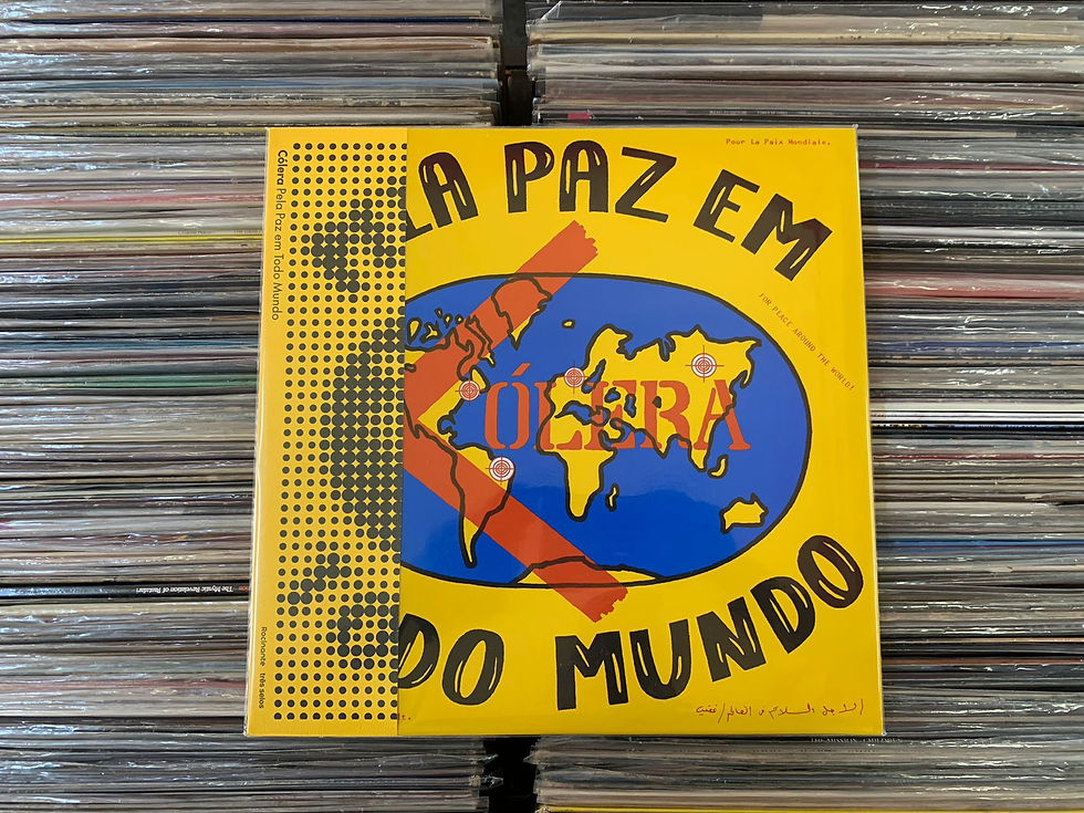 LP Cólera - Pela Paz Em Todo Mundo - Vinil Vermelho - Novo