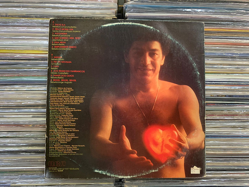 Miniatura: LP Bebeto - Simplesmente Bebeto - C/ Encarte