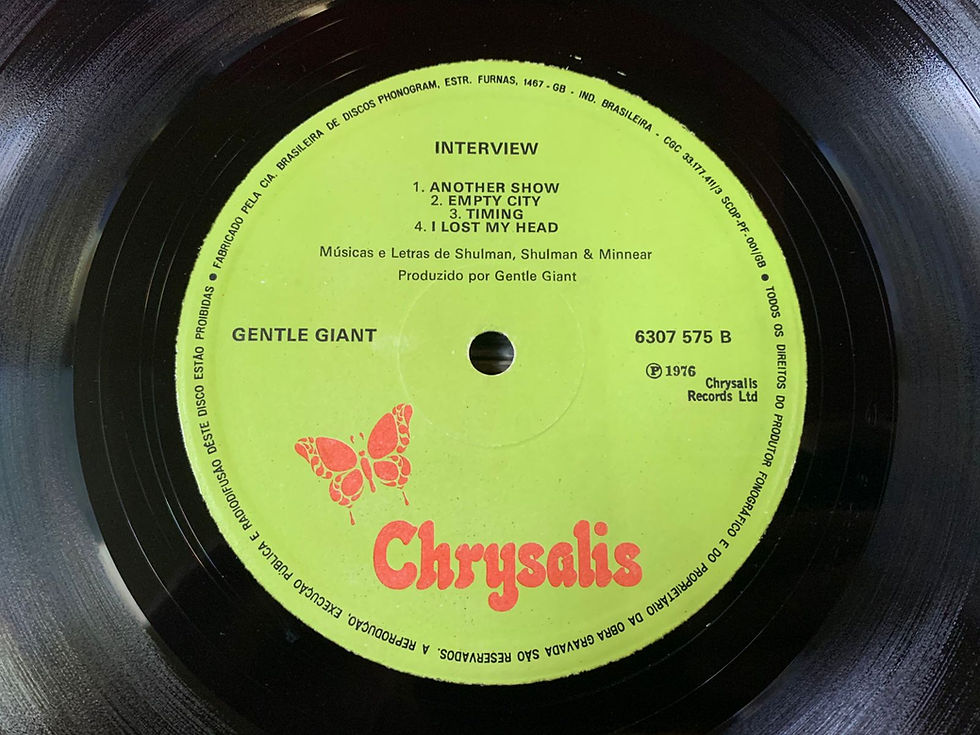 Miniatura: LP Gentle Giant - Interview 1976