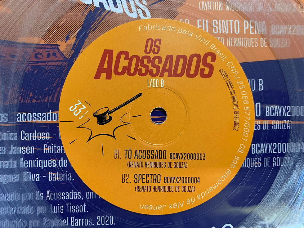 Miniatura: Compacto Os Acossados - 2022 - Vinil Transparente