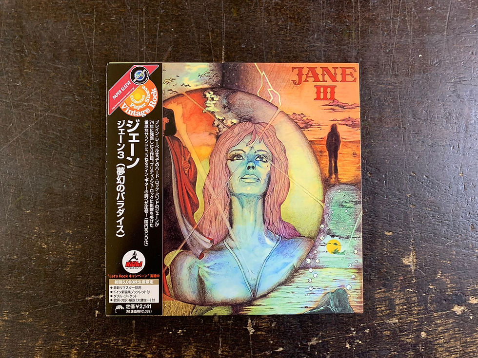 CD Jane - III - Japonês - Papersleeve - C/ Encarte