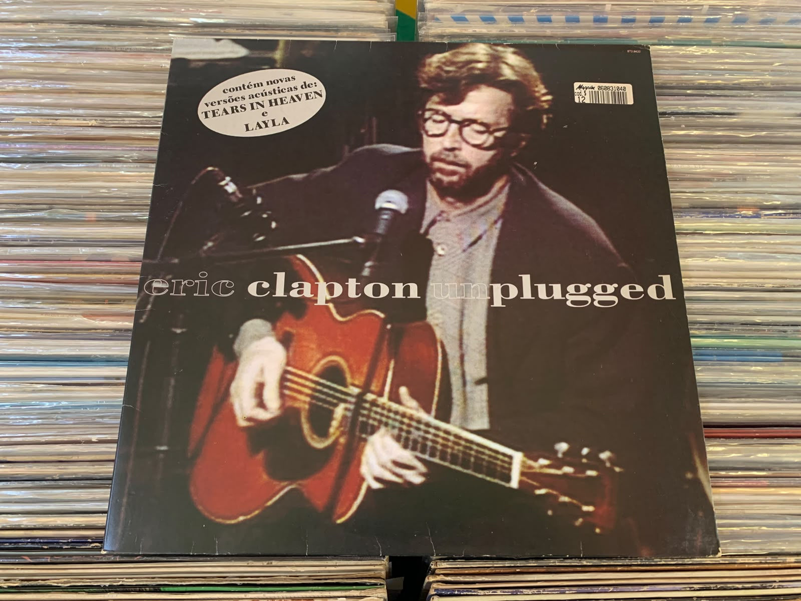 LP Eric Clapton - Unplugged - Capa Dupla