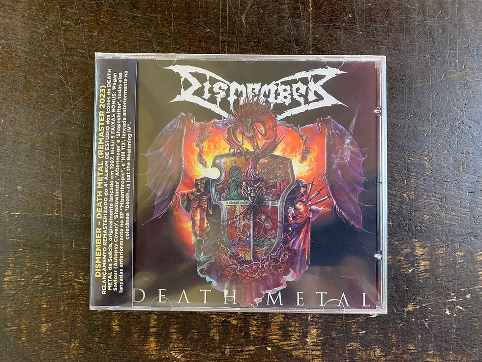 CD Dismember - Death Metal - +Bônus - Lacrado