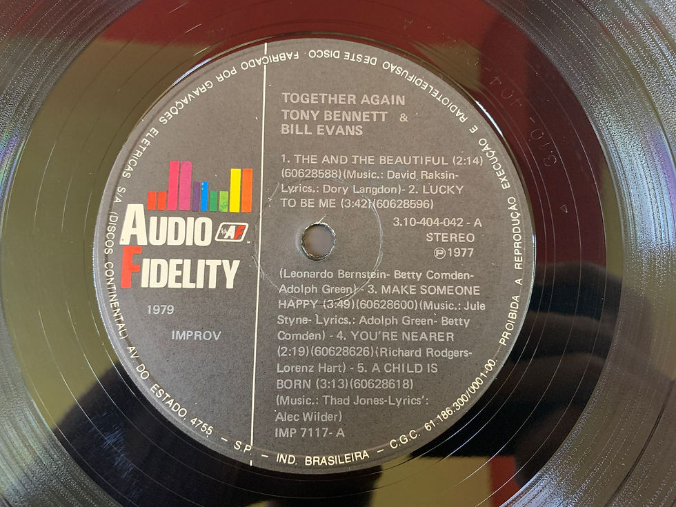 Miniatura: LP Tony Bennett & Bill Evans - Together Again