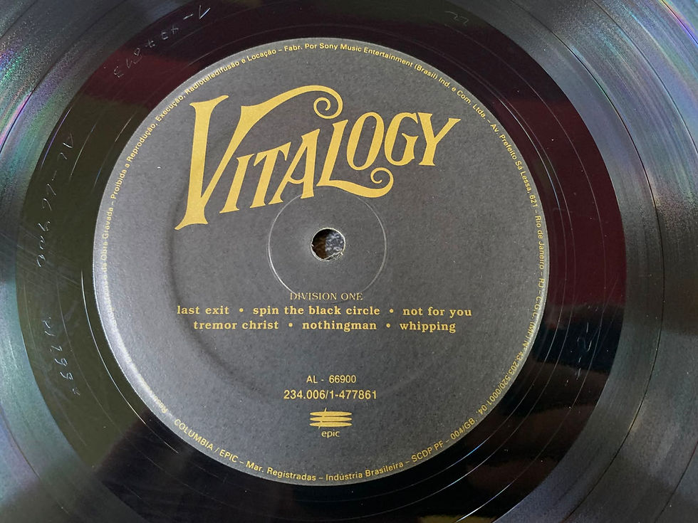 Miniatura: LP Pearl Jam - Vitalogy - C/ Encarte - Capa Dupla