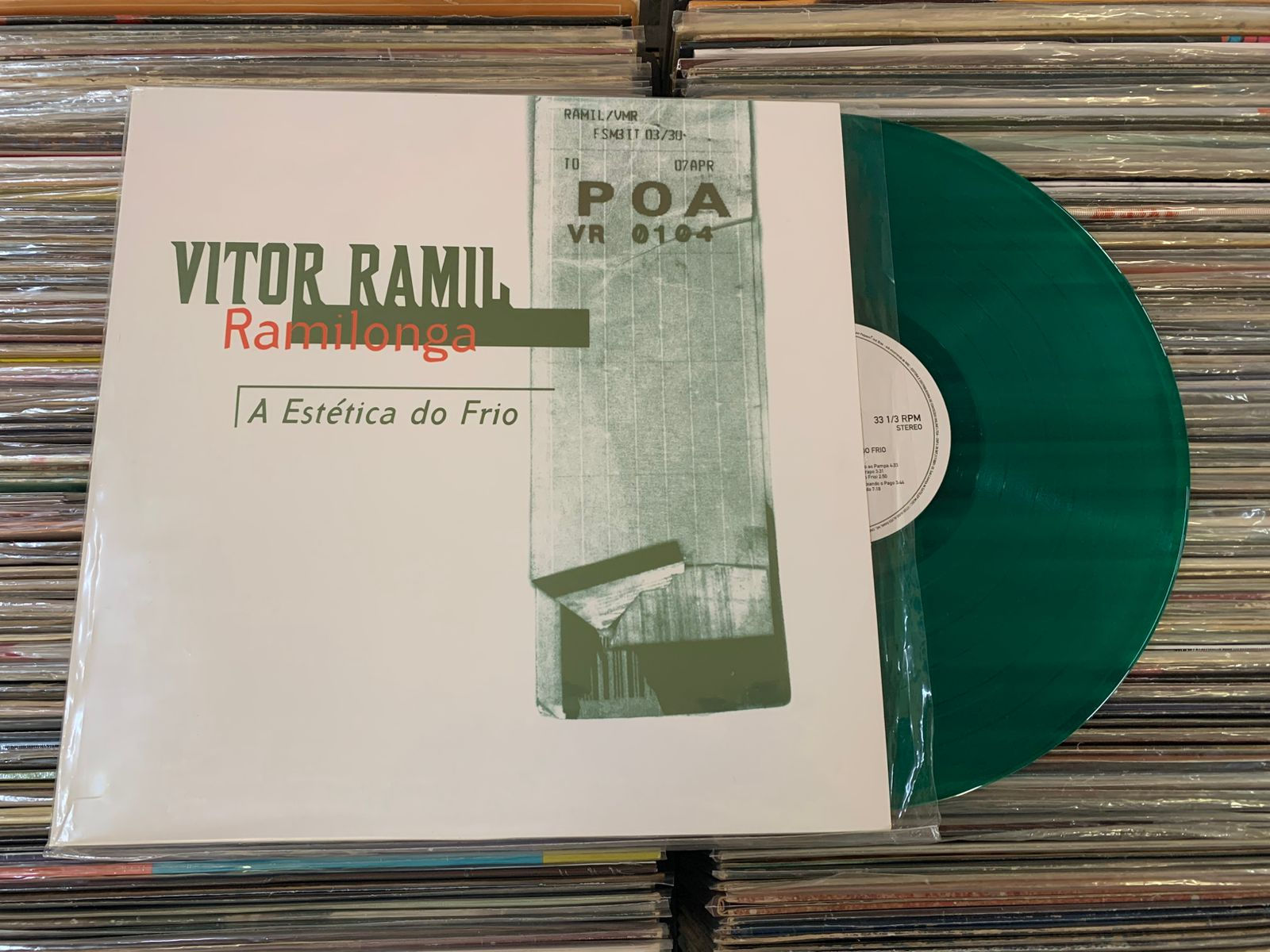 LP Vitor Ramil - Ramilonga - A Estética Do Frio - C/ Encarte