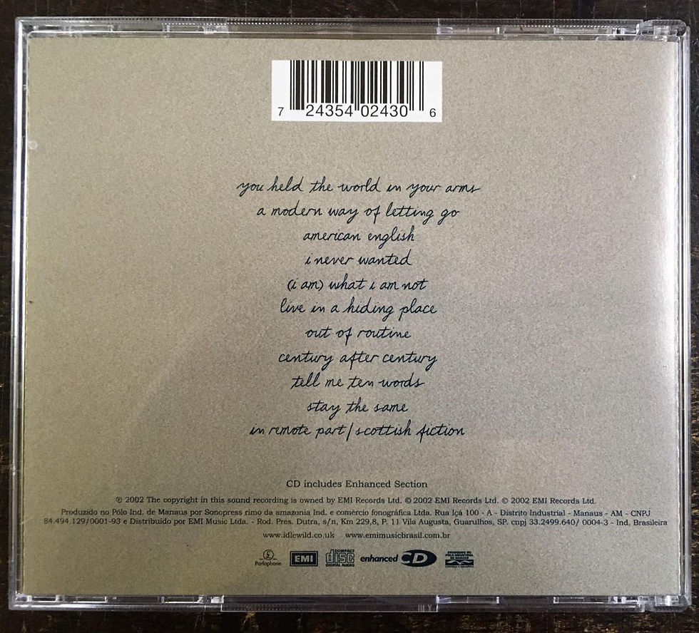 Miniatura: CD Idlewild - The Remote Part