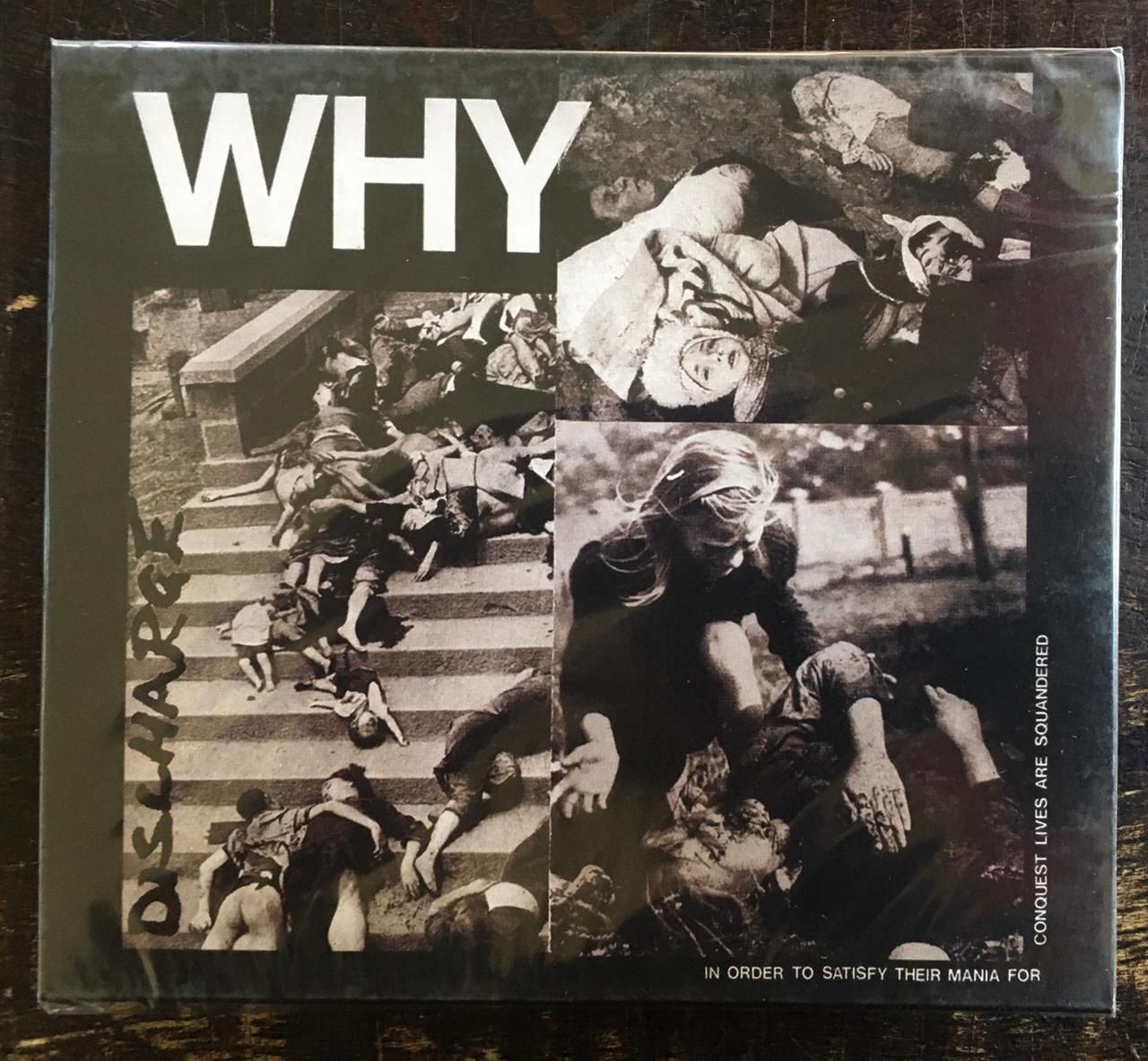 CD Discharge - Why - Slipcase - +Bônus - Mini Pôster - Lacrado