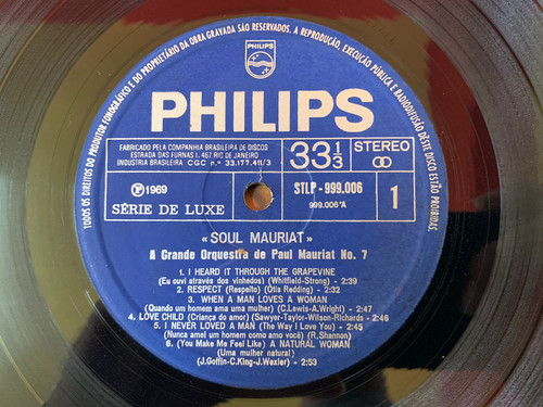 LP A Grande Orquestra De Paul Mauriat - The Soul Of Paul Mauriat