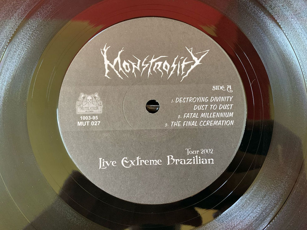 Miniatura: LP Monstrosity - Live Extreme Brazilian Tour 2002 - C/ Encarte