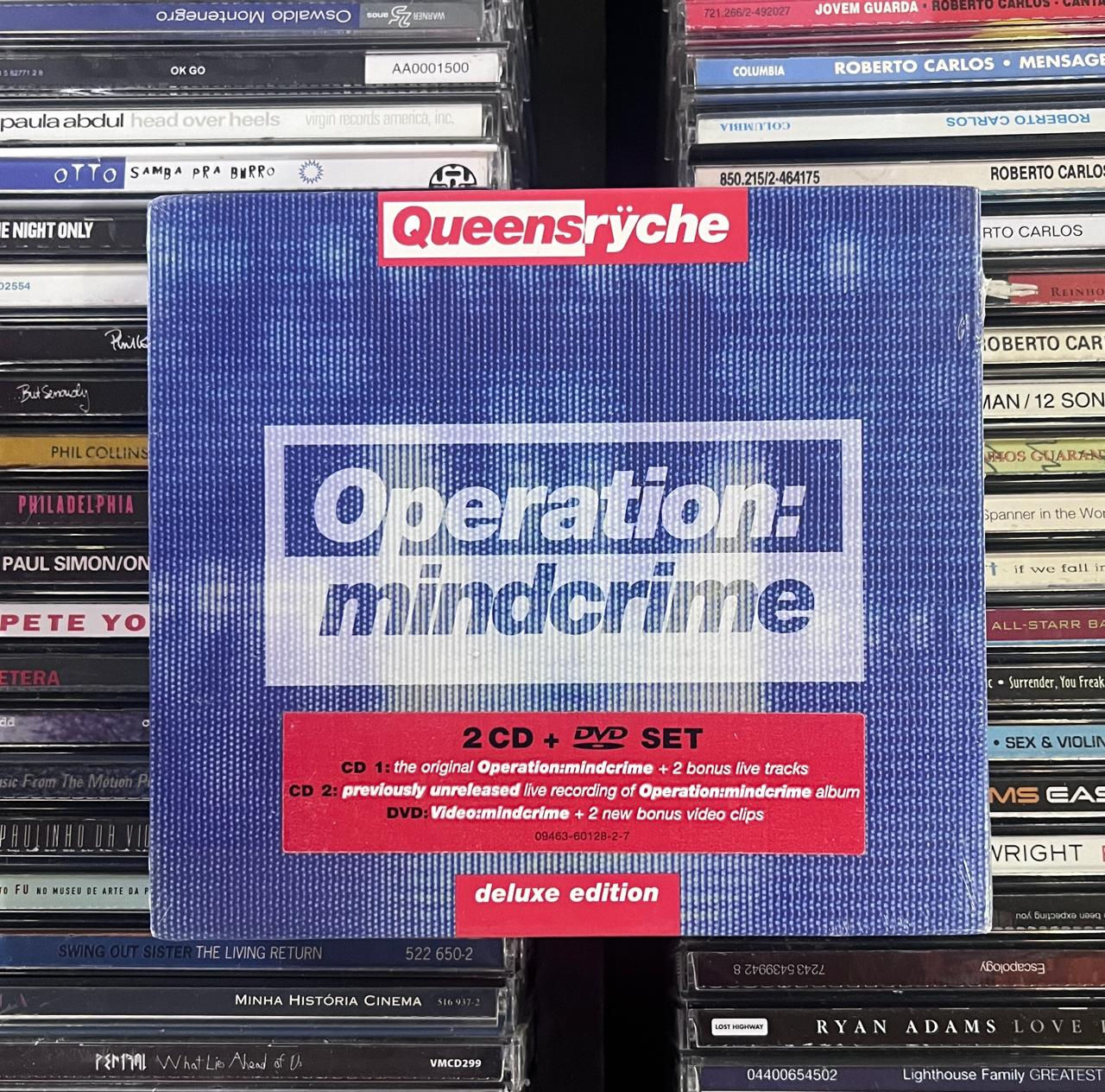Box Queensrÿche - Operation: Mindcrime (2 CD's + DVD) Importado - Lacrado