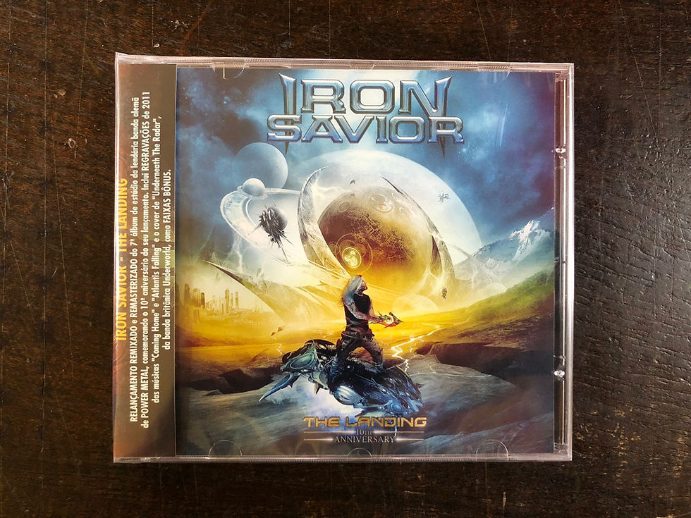 CD Iron Savior - The Landing - Relançamento - +Bônus - Lacrado