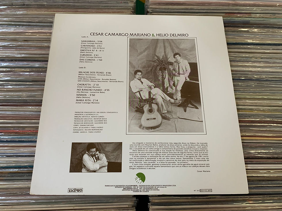 Miniatura: LP César Camargo Mariano & Helio Delmiro - Samambaia