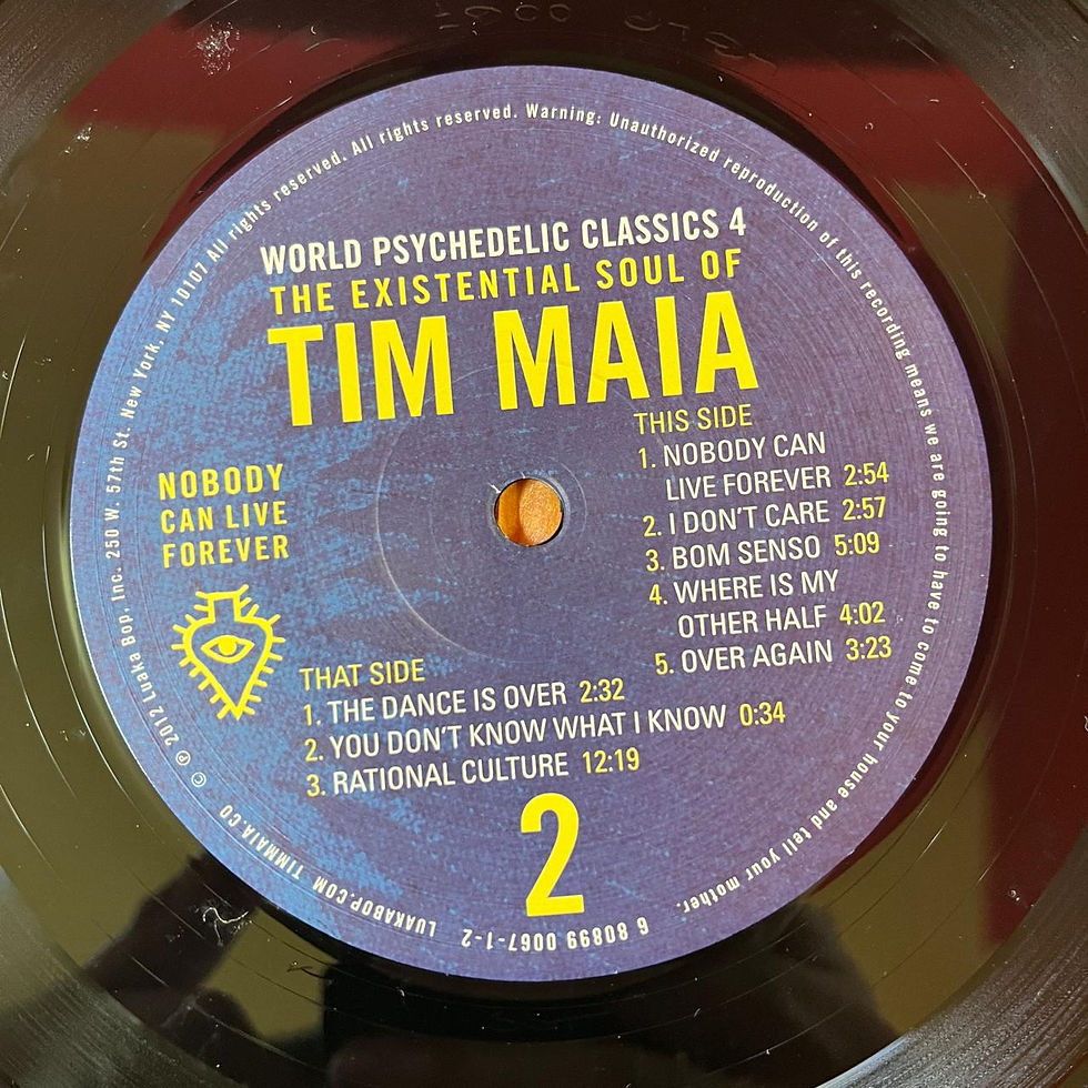 Miniatura: LP Tim Maia - Nobody Can Live Forever (The Existential Soul Of Tim Maia)