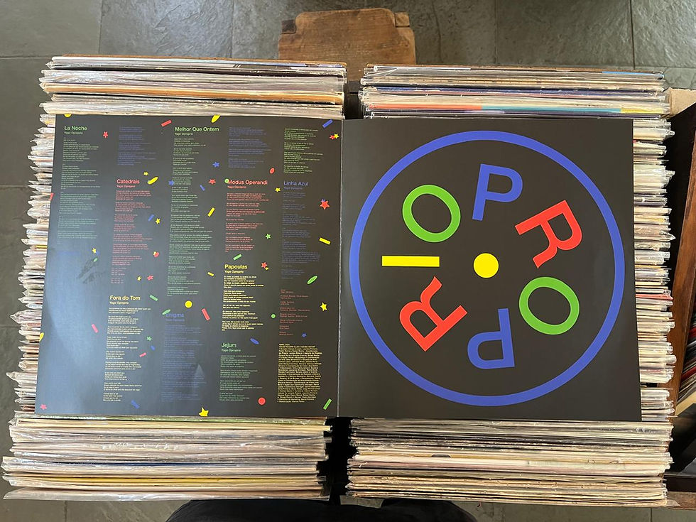 Miniatura: LP Yago Oproprio - Oproprio - Vinil Azul - Encarte +Revista