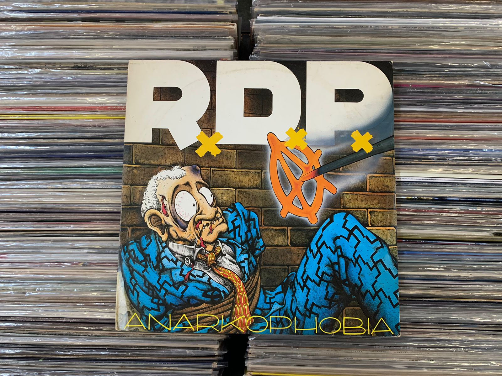 LP Ratos De Porão - Anarkophobia - C/ Encarte
