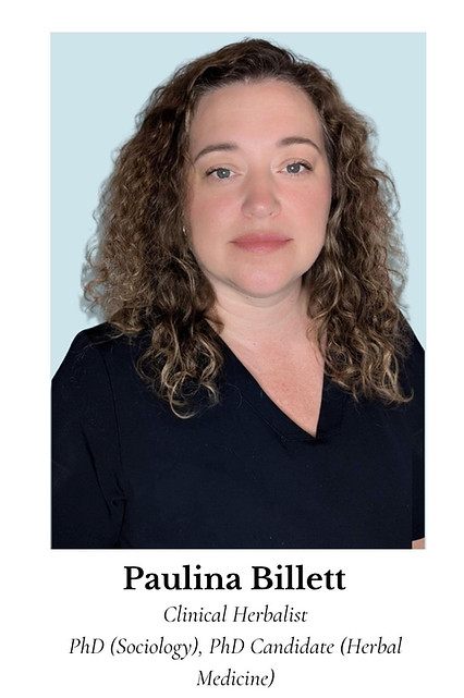 Paulina Billett clinicla herbalist