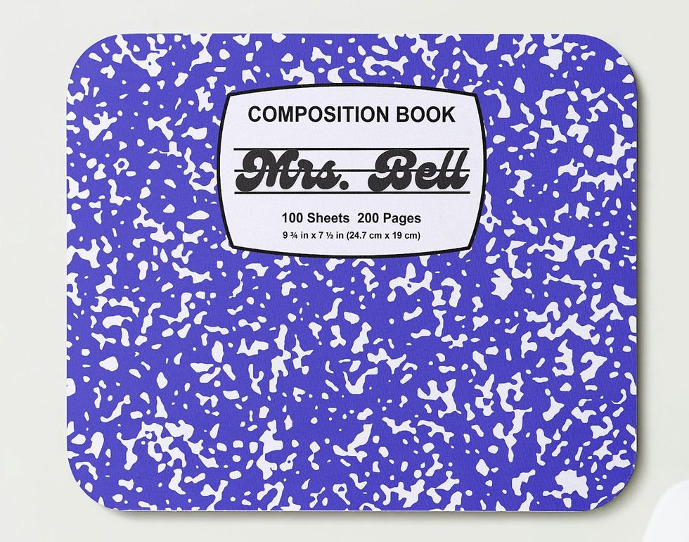 Composition Book - Mouse Pad