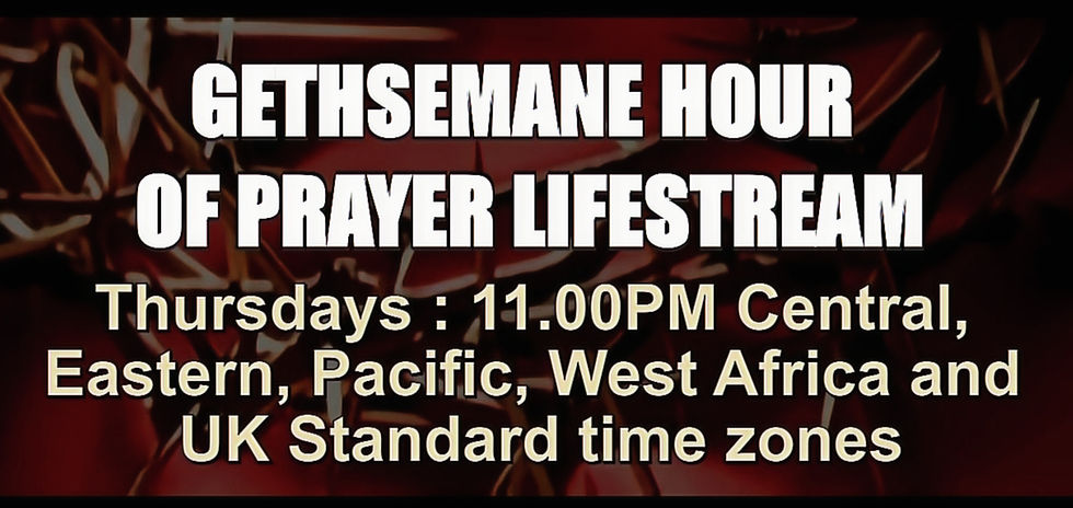 gethsemane hour of prayer