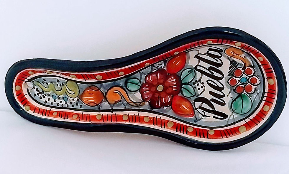 Thumbnail: PUEBLA TALAVERA SPOON HOLDER