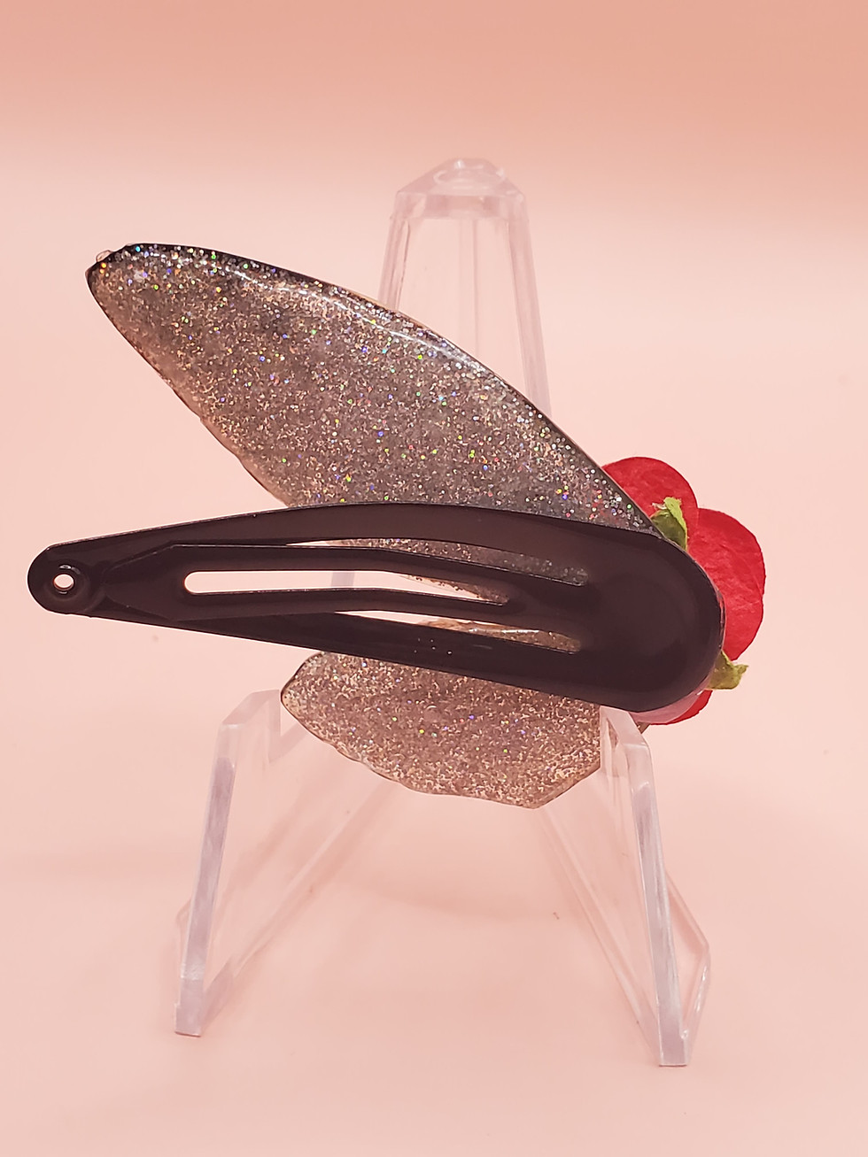 Thumbnail: Gothic Fairy Wing Hair Clip is the Perfect Romantic, Masquerade Hair Accessory