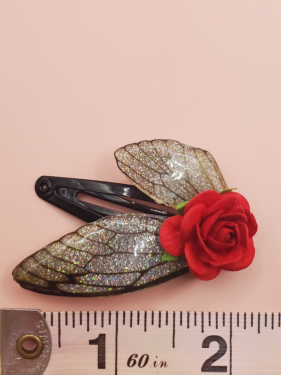 Thumbnail: Gothic Fairy Wing Hair Clip is the Perfect Romantic, Masquerade Hair Accessory