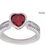 Miniature : Bague femme  rouge cœur seize 9 Lova taille ( 59)