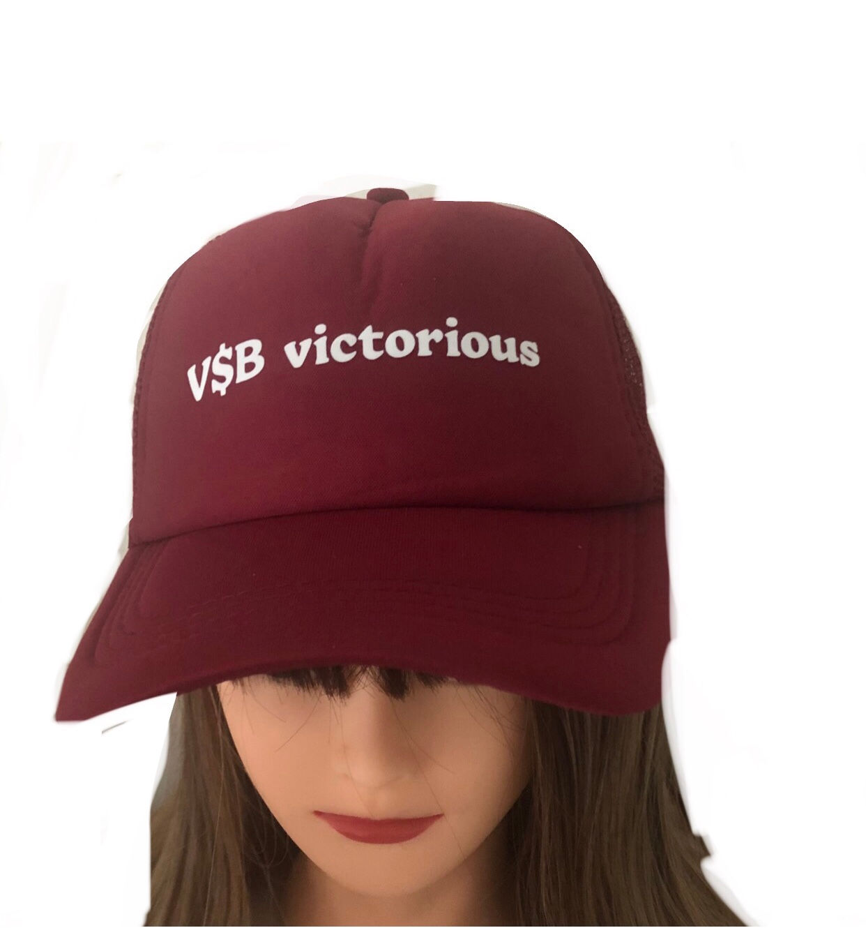 Casquette femme neuf rouge bordeaux Victorious boutique