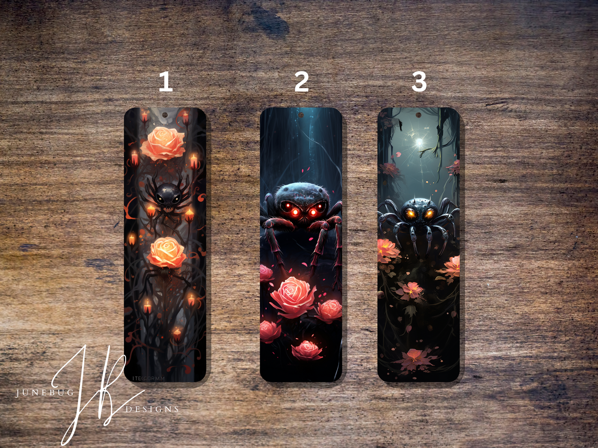 Spooky Spider Bookmarks