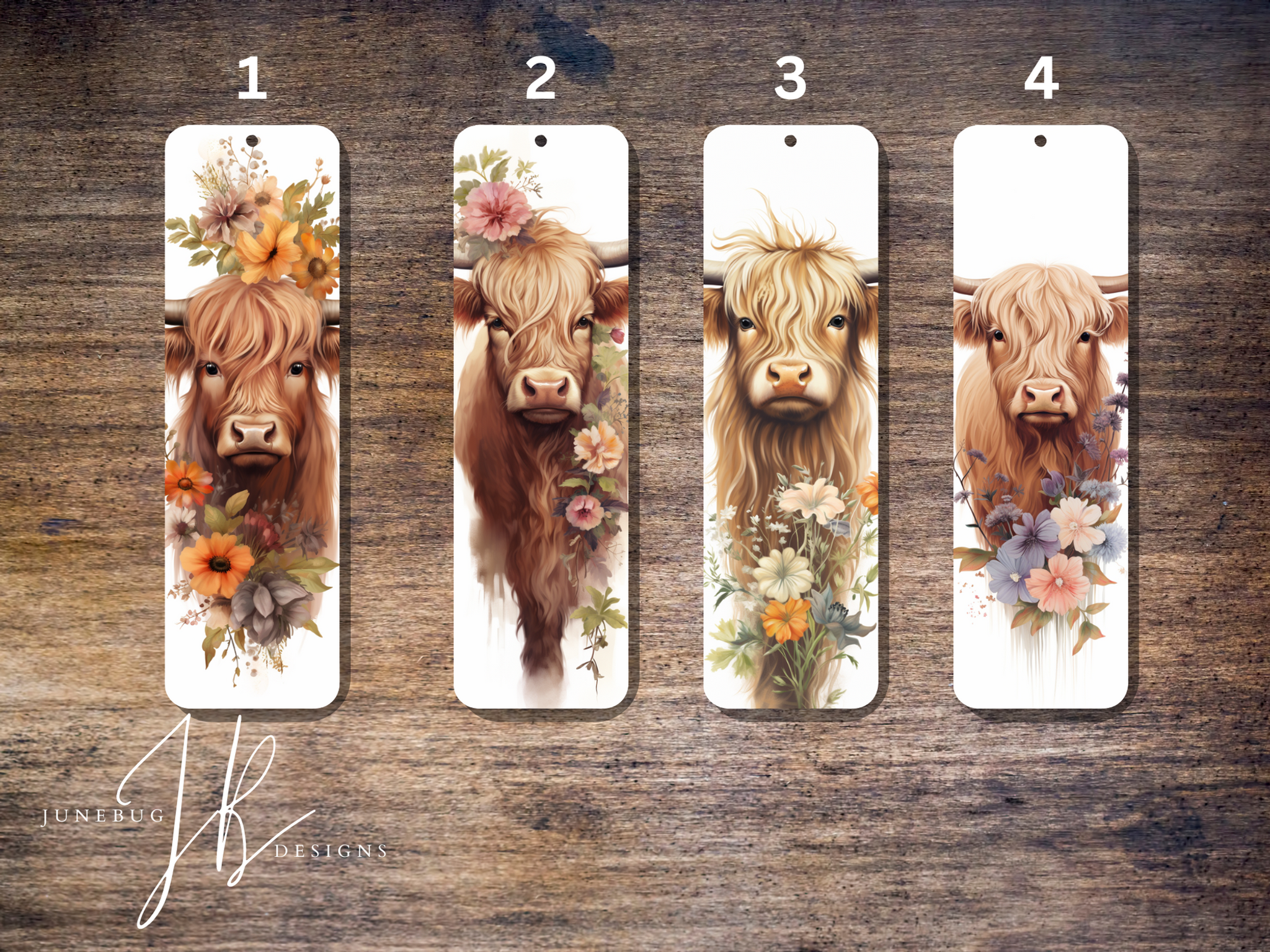 Highland Cow Bookmark