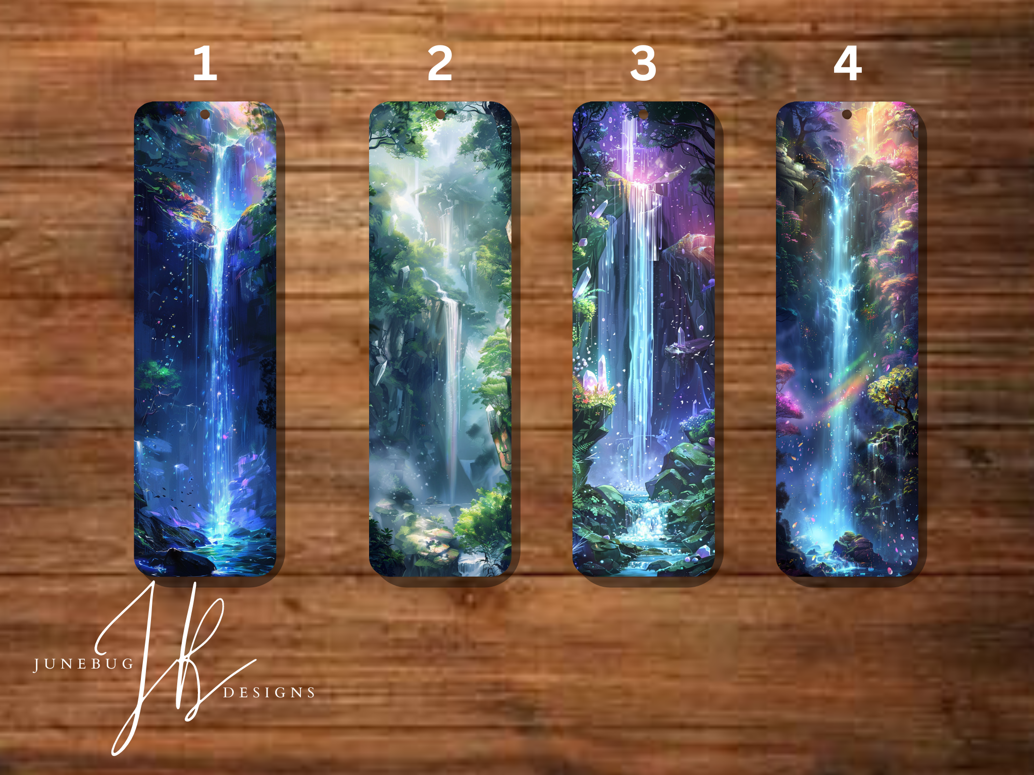 Mystic Waterfall Bookmark