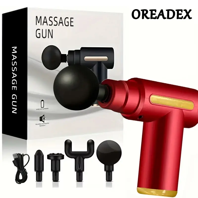 Thumbnail: Portable Handheld Fascia Gun USB Charging Tapping Massager 6 Levels of Intensity