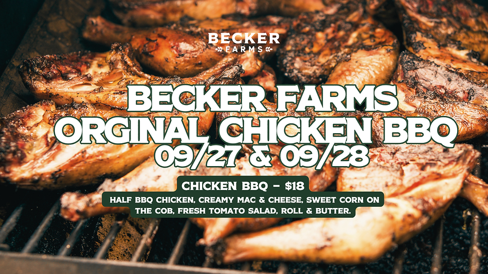 🍁 Fall Fun on the Farm: Chicken BBQ Weekend