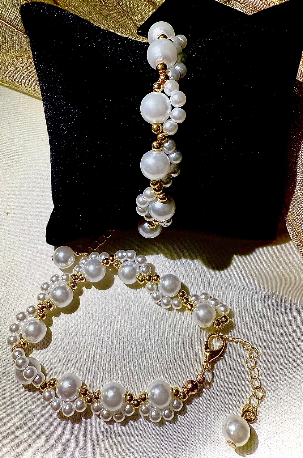 Miniatura: Luna Pearl Cluster Bracelet