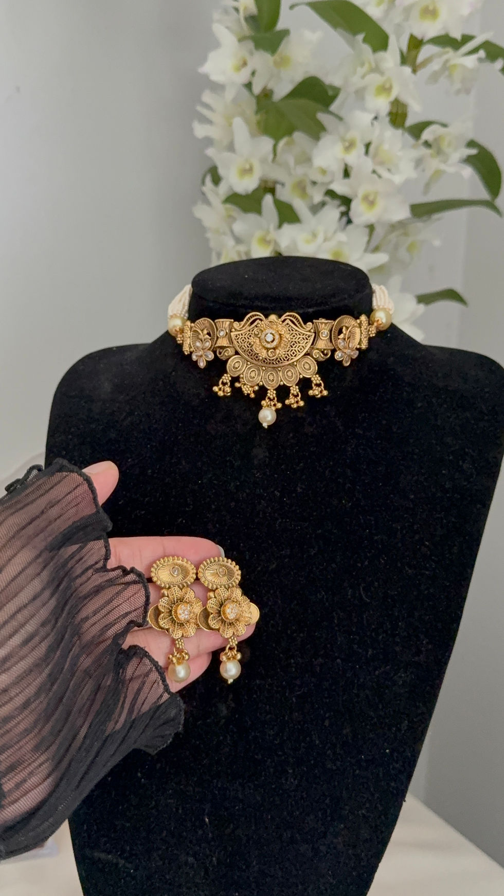 Miniatura: Indian Traditional Exclusive choker Set 